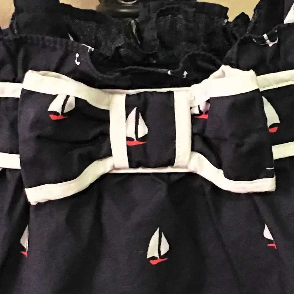 JANIE AND JACK Sailboat and Anchor Top  6-12Months - Picture 3 of 10